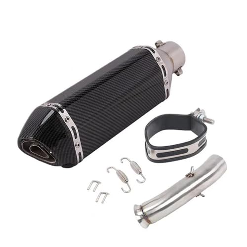 JSRCDWD(のみ) に適合するDUKE 125 250 390 RC390 2017-2020 51mm マフラー スリップオン エスケープチューブ サイレンサー ミドルリンクパイプ(カラー6)