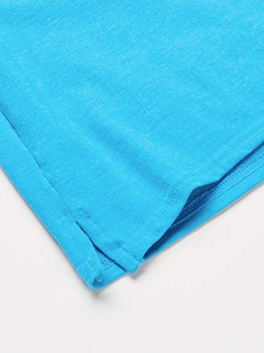 Hanes womens X-Temp Performance Polo Shirt,Neon Blue Heather,M