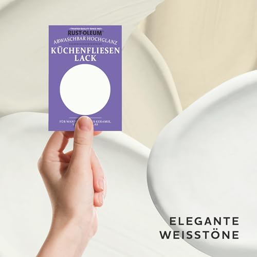 Rust-Oleum Küchenfliesen Testerbox - Elegante Weißtöne - Hochglanz