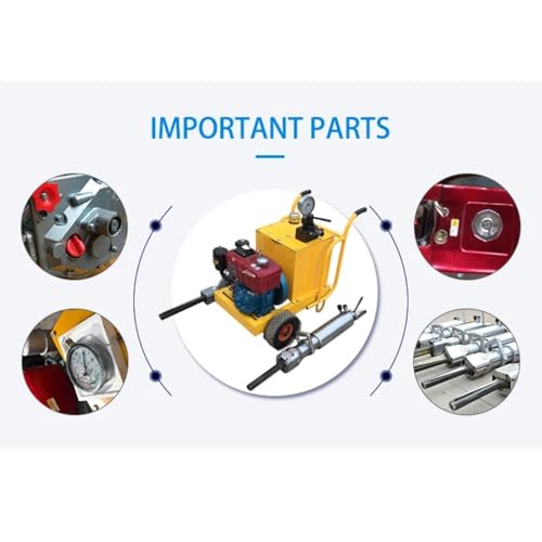 Divisor hidráulico de pedreira de concreto portátil divisor de pedra triturador de pedra divisor de