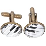 Clous décoratifs pour vêtements, motifs de piano créatifs, couvre-boutons pour chemises homme très décoratifs, vous donnant un style attrayant, boutons de poignets de chemise