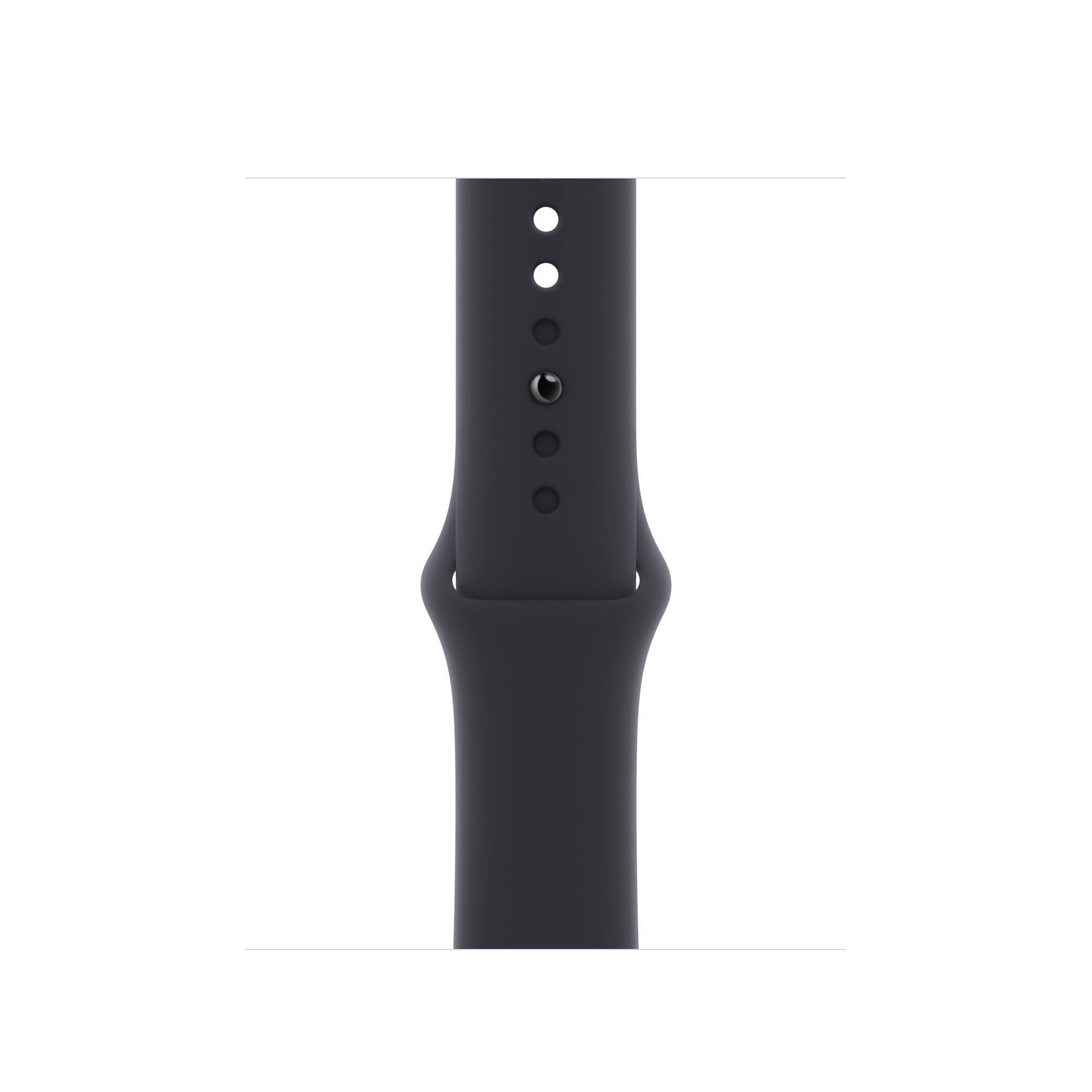 Apple Watch Series 8 [GPS, 41mm] - Midnight Aluminum Case with Midnight Sport Band, M/L (Renewed)