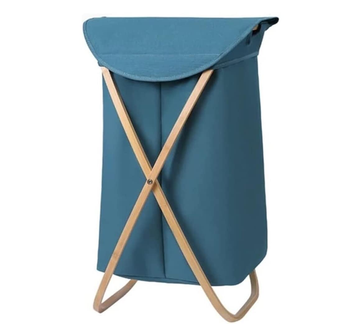 Kosz na Pranie Pojemnik na Pranie Kosze Na Pranie Składany Kosz Torba Na Pranie Kosz Do Przechowywania Ubrań Z Pokrywką Kosz na Bieliznę (Color : A, Size : 47 * 34 * 70cm)