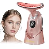 Appareil Massage Visage, Masseur Facial Double Menton avec 2 Pôles EMS,...