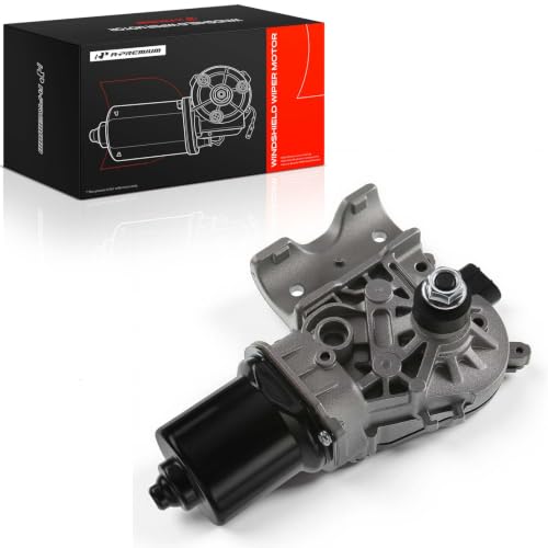 Image of A-Premium Front Windshield Wiper Motor Compatible with Honda Accord 2013 2014 2015 2016 2017, Coupe /Sedan, 4-Pin, Replace# 76505-T2F-A01, 76505-T3V-A01
