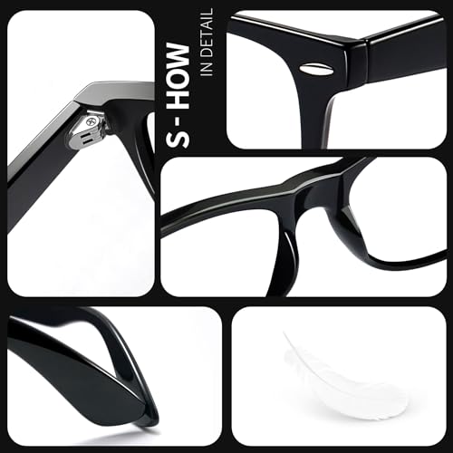 Image of Joopin Square Sunglasses Polarized UV400 Designer Sun Glasses Men Women | Oversized, Plastic Frame, Retro, Vintage, Unisex, Trendy Shades for Driving, Party, Fishing, Business, Costume
