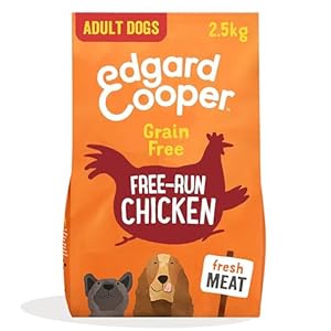 Edgard Cooper Grain Free Dog Food Dry, (Chicken 2,5kg), Natural Kibble Dry Dog Food for Adults, Gluten-Free, Hypoallergenic, with Fresh Meat & Amino Acids