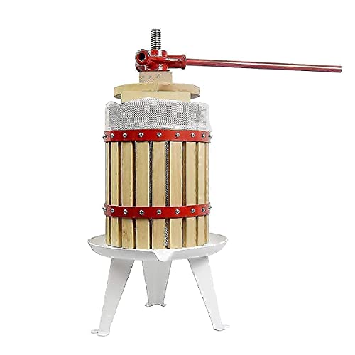 Image of Fruit Wine Press and Crusher,100% Nature Apple&Grape&Berries Crusher Manual Juice Maker for Kitchen