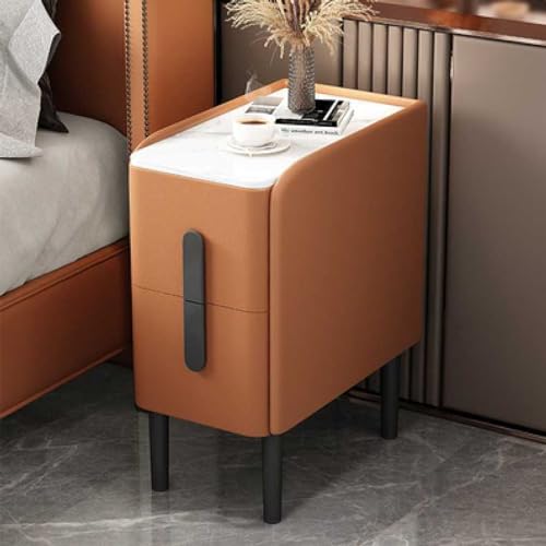 Table de chevet étroite à tiroirs pour ranger vos petits espaces