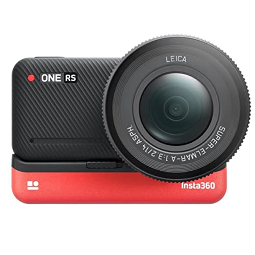 insta360 ONE RS Core Module with 1" Wide Angle Lens, Optical Zoom, Black & Red