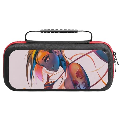 Switch�p�P�[�X �j���e���h�[�X�C�b�`�p�P�[�X �T�C�o�[�p���N2077 �W���f�B ��e�� Switch/OLED�p�P�[�X �Q�[���J�[�h���[ �h�� �h�o �h�� �ϏՌ� �S�ʕی� �y�� �R���p�N�g �����^�ѕ֗� �O�o�◷�s�p���[�o�b�N