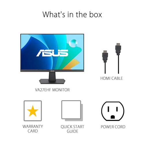 ASUS VA27EHF 27 Inch 1080P FHD 100Hz IPS Computer Monitor, HDMI, VESA Mount - image 7