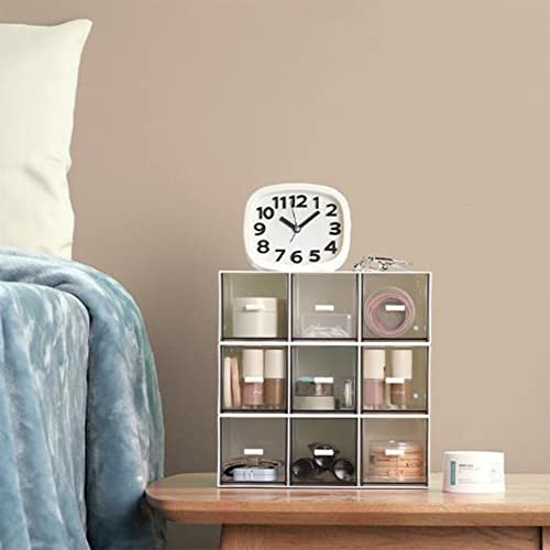 Küchen Organizer mit 3 Schubladen, Aufbewahrungsbox für Teebeutel, Kaffeepads, Teebox mit 3 Schubladen, Schminktisch Organizer, Teekiste aus Kunststoff für Tee Kaffee Gewürze und andere Lebensmittel