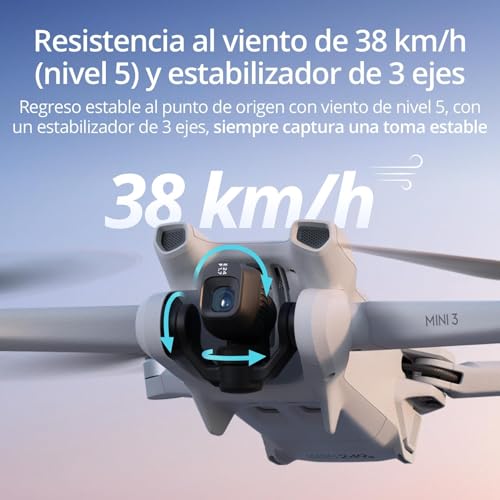 DJI Pack Mini 3 Vuela Más (RC) – Dron Mini con cámara ligero y plegable con vídeo 4K HDR, 38 min de tiempo de vuelo, Grabación vertical y funciones inteligentes, Color Gris - imagen 5
