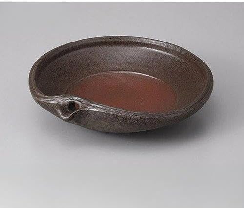 セトモノホンポ(Setomonohonpo) Set of 3, Transforming Pot, Carbonized Earthenware, 7.5 inch (23.3 x 23 x 6.4 cm), Earth/Restaurants, Japanese Tableware, Restaurants, Commercial Utensils, Tablewares