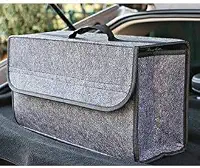 Bolsa Armazenamento Maleta para Carro Organizador Porta Malas Carro em Feltro 50cm Karbox