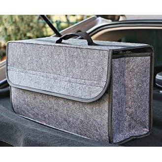 Bolsa Armazenamento Maleta para Carro Organizador Porta Malas Carro em Feltro 50cm Karbox