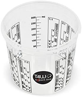 T4 W 350ml Mixing Paint Mixer Graduated Beaker Mug without Lid (59459)