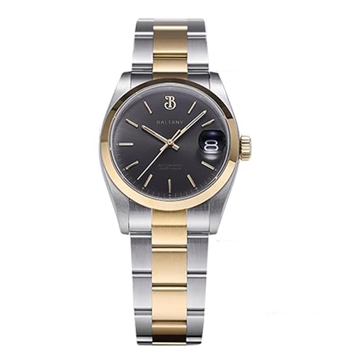 FTEOXLC Baltany Luxury 36mm Dress Men Watches Sunray Dial Bracelet Sports Wath Sapphire Crystal NH35 Automatic Watch, V 1, Luxury Dress