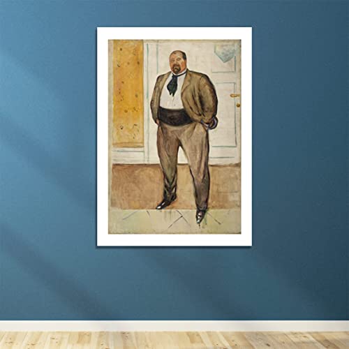 Affiche Edvard Munch encadrée petit modèle mat pour mur sans reflet