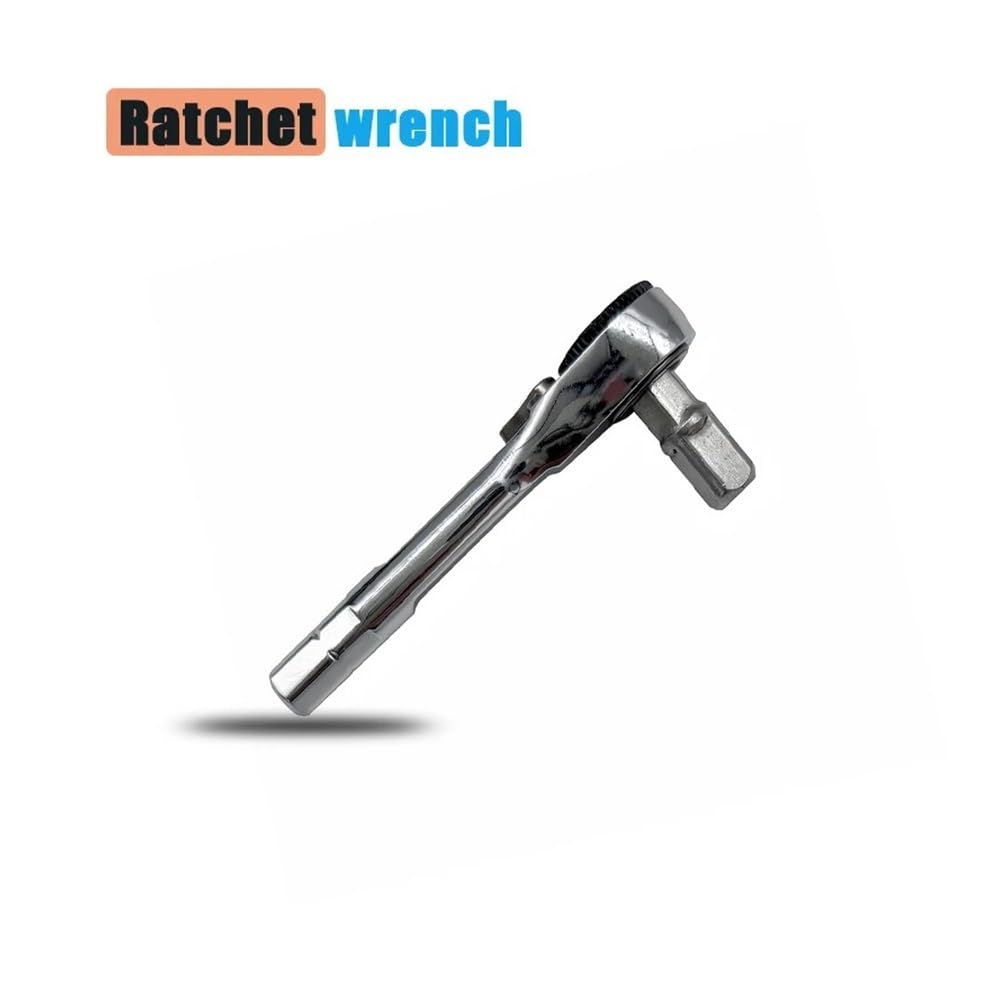 Klucz zapadkowy 1/10.2 cm 1/10.2 cm 6,35 mm uchwyt klucz grzechotkowy śrubokręt sześciokątny klucz dynamometryczny narzędzie śrubokręt (żółty)