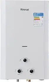 Rinnai M20-20 litros GLP Branco - Aquecedor de Água a Gás Mecânico REU-M200 CFH