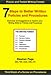 7 Steps to Better Written Policies and Procedures: Do's and Don'ts of using a Writing Format Template when Creating Policy or Procedure Drafts