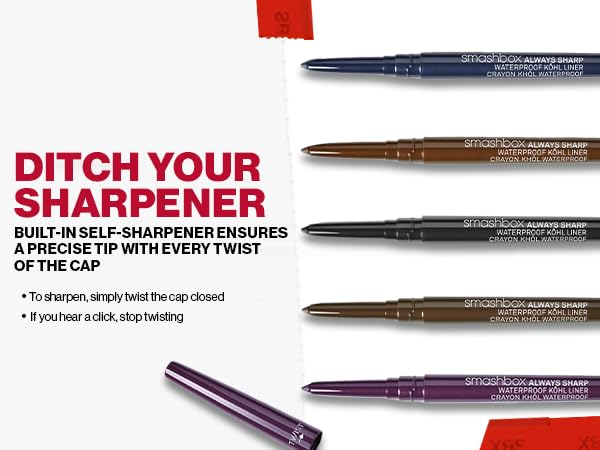 Smashbox Lápiz Delineador Waterproof Longwear miniatura 6