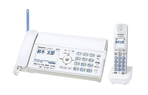 パナソニック おたっくす デジタルコードレスFAX かんたん子機1台付き 1.9GHz DECT準拠方式 ホワイト KX-PD503UD-W