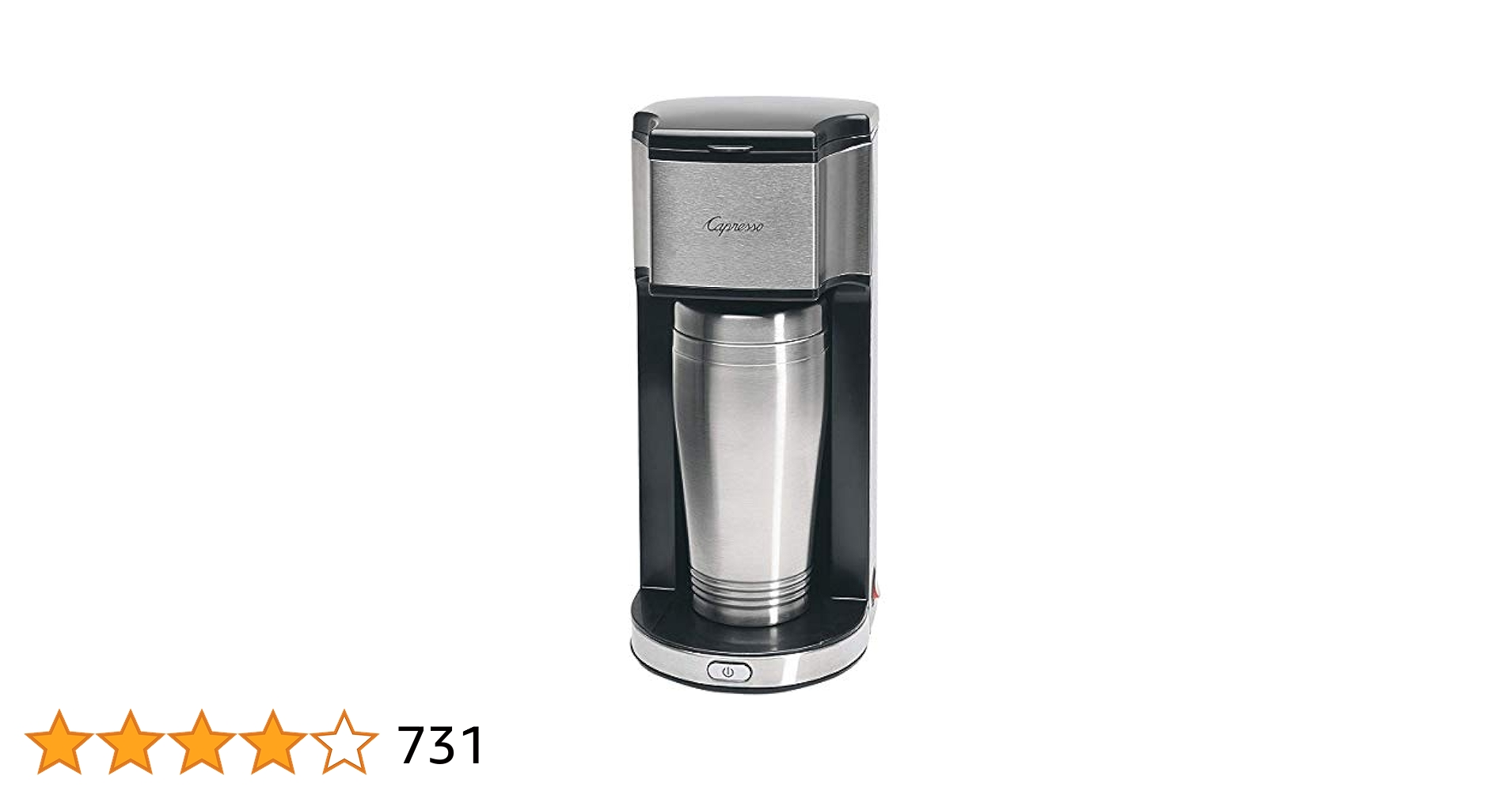CAPRESSOオンザゴーパーソナルコーヒーメーカー、シルバー/ブラック Amazon | CAPRESSOオンザゴーパーソナルコーヒーメーカー