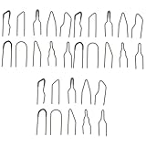 Housoutil 30 Stck. Teiliges Pyrographie Drahtspitzen aus Langlebigem Material Hitzebeständig ohne...