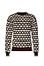 Victoria Victoria Beckham Rent the Runway Pre-Loved Geometric Oversized Sweater, Red, Medium