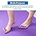 ZaxSota Toe Separators for Bunion & Nail Polish Application - Orthopedic Gel Material, Pedicure Toe Spacers for Toenail Separation, Washable & Reusable Soft Gel Pedicure Kit for Women