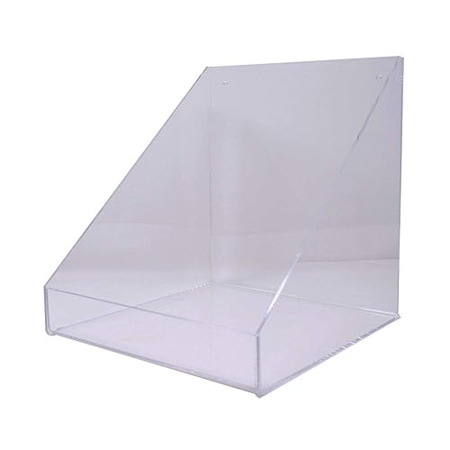 NMC AEP-4 - Dispensador compacto de tapones para los oídos con tapa, 6.0 x 13.1 x 8.0in, pequeño, acrílico transparente con bolsillo frontal