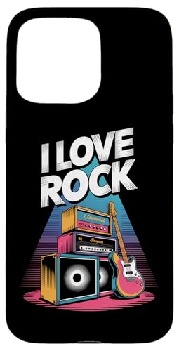 I Love Rock Music M^[AvA[g X}zP[X iPhone 15 Pro Max p