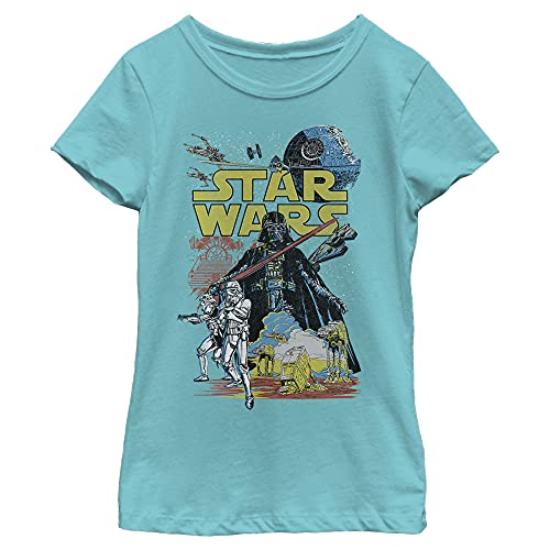 Image of STAR WARS Girl's A New Hope Galactic Battle T-Shirt