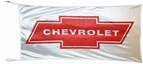 CHEVROLET FLAG BANNER RED 2.5x5 ft 150 x 75 cm