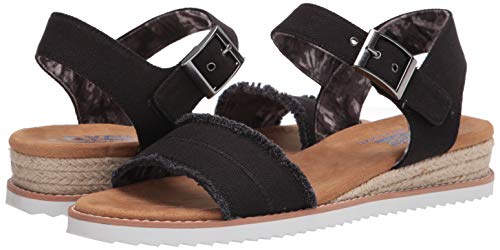 Skechers Bobs Women's 113541 Sandal, Blk, 7 #TOP6