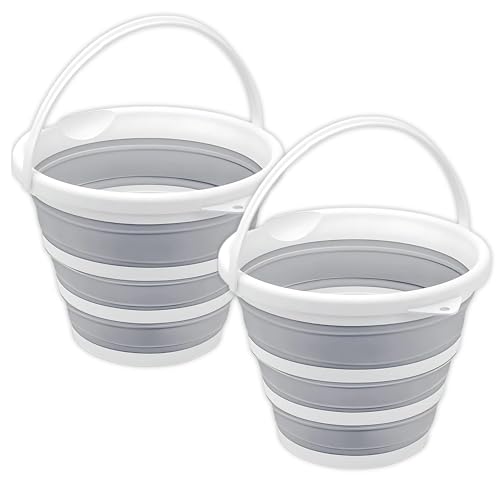 South Bend Collapsible Bucket with Handle (2-Pack)