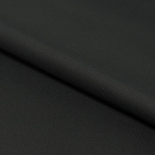 Tela Aida 16 negra Zweigart para bordar punto de cruz algodon 55x50