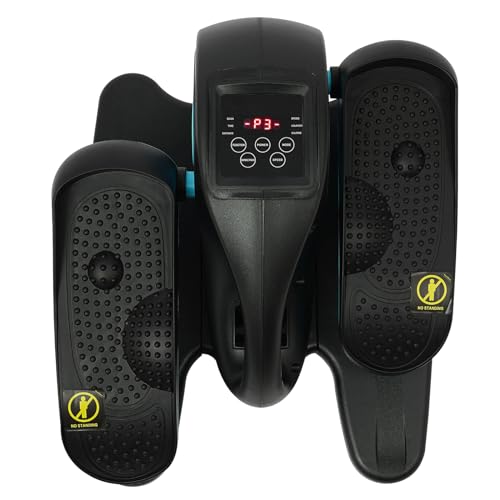 Ellipsentrainer Bewegungstrainer Pedaltrainer sitzendes Pedal-Trainingsgerät mit Fernbedienung 5-stufige Geschwindigkeit Stepper für Haushalte, Fitnessstudios, Krankenhäuser