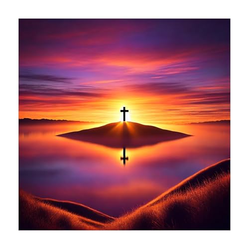 Peinture diamant 5D Jésus pour s'offrir un instant de paix intérieure
