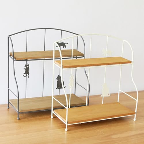 Étagère de rangement pour optimiser un petit bureau encombré bois métal