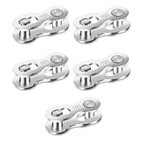 Molain 5 Paar Fahrradkettenglied, Kettenschloss Fahrrad Kettenschloss 10fach Fahrrad Kettenverbinder fahrradkette für 8/9/10 Geschwindigkeit