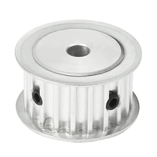 sourcingmap Aluminum 20 Teeth 6mm Bore 5mm Pitch Timing Belt Pulley for 15mm Belt