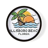 CafePress Florida Hillsboro Beach 10' Wall Clock for Livingroom, Kitchen, or Office