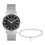 Liebeskind Berlin LS-0135-MQB - Orologio analogico al quarzo, con cinturino in acciaio INOX