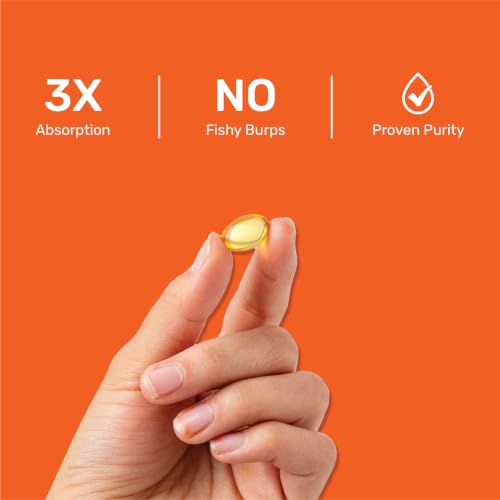 Image of Newedge Advanced Omega-3 | MaxSimil Monoglyceride Fish Oil | 3X Higher Absorption than Regular Fish Oil | EPA DHA Supplement | Norway Purified | No Fishy Burps | 30 Capsules