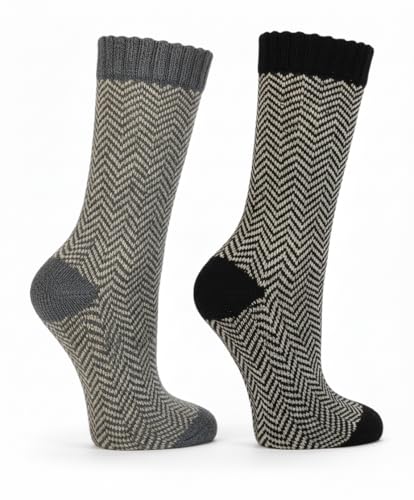 Laine et alpaga premium pour ces chaussettes Leo Design au style nordique