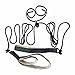KiBcsLic Pilates Reformer Pull Ropes with Wheel Nylon Exercise Straps for Strength Training Studio Use Women Men